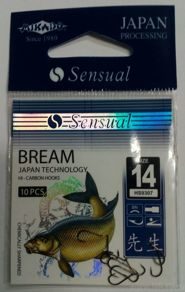 Крючки Sensual Bream HS9307-14BN, №14 (10 шт./уп.) MIKADO