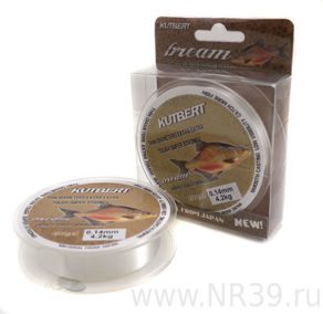 Леска KUTBERT BREAM 100м 0,22мм, 6,50кг, цвет белый (10 шт./уп.)